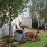 Arfath Tents in Saudi Arabia for stay of Umrah Pilgrims - Al Hira Tours and Travels - Hyderabad