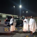 Haji Near Aero plane Going for Hajj by Al-Hira Tours and Travels